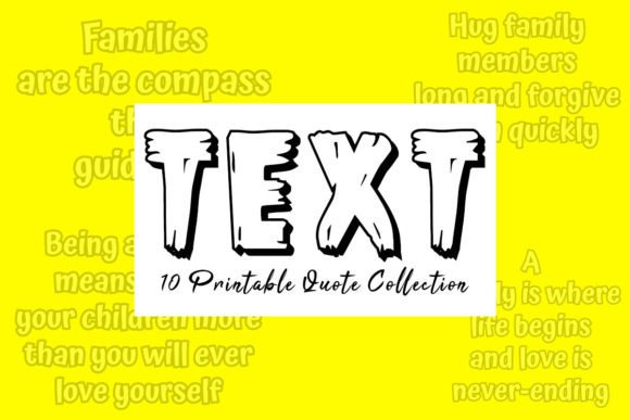 Download Family Quote Text Design Bundle V.02 - Premium Resources